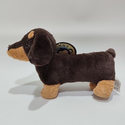 Mainan Anjing Dachshund Lembut Mewah dengan Desain Realistis