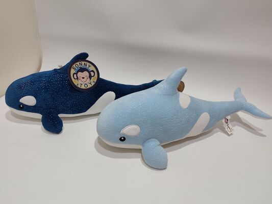 2 Assd Mainan Boneka Paus Mewah Super Lembut