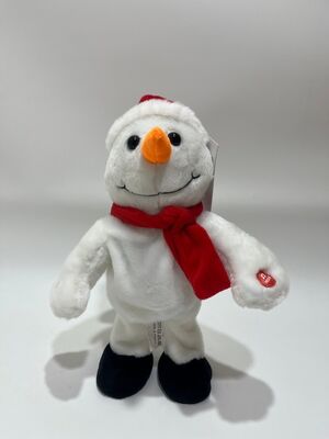 Boneka Salju Natal Bernyanyi & Menari dengan Musik